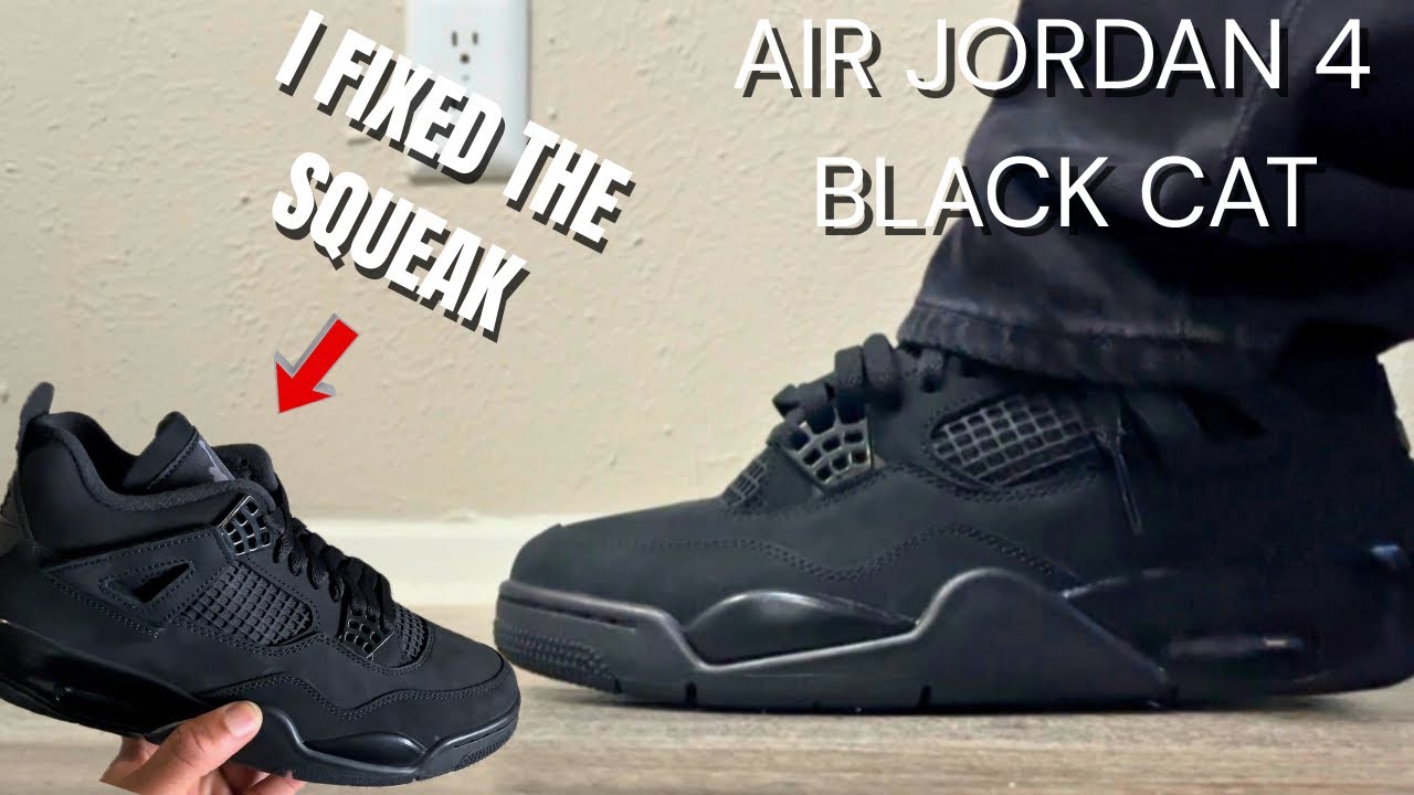 AIR JORDAN 4 BLACK CAT ОБЗОР НА НОГАХ
