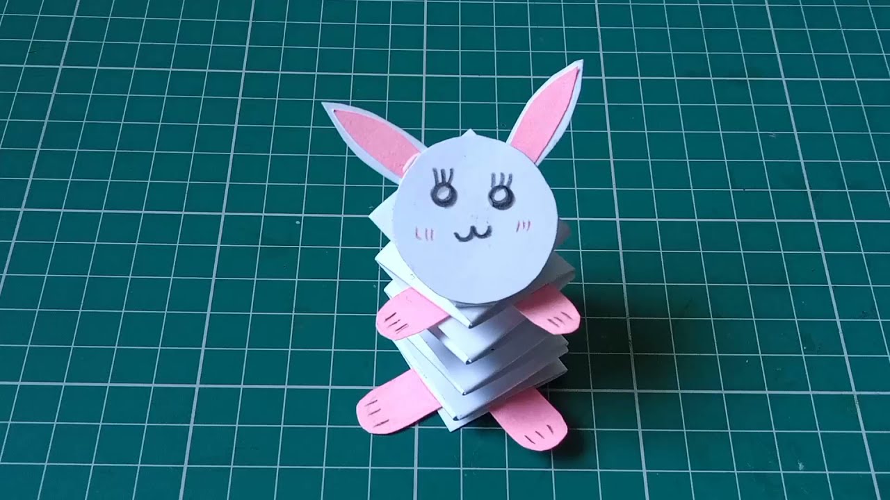 How to make a spring rabbit for a small kid