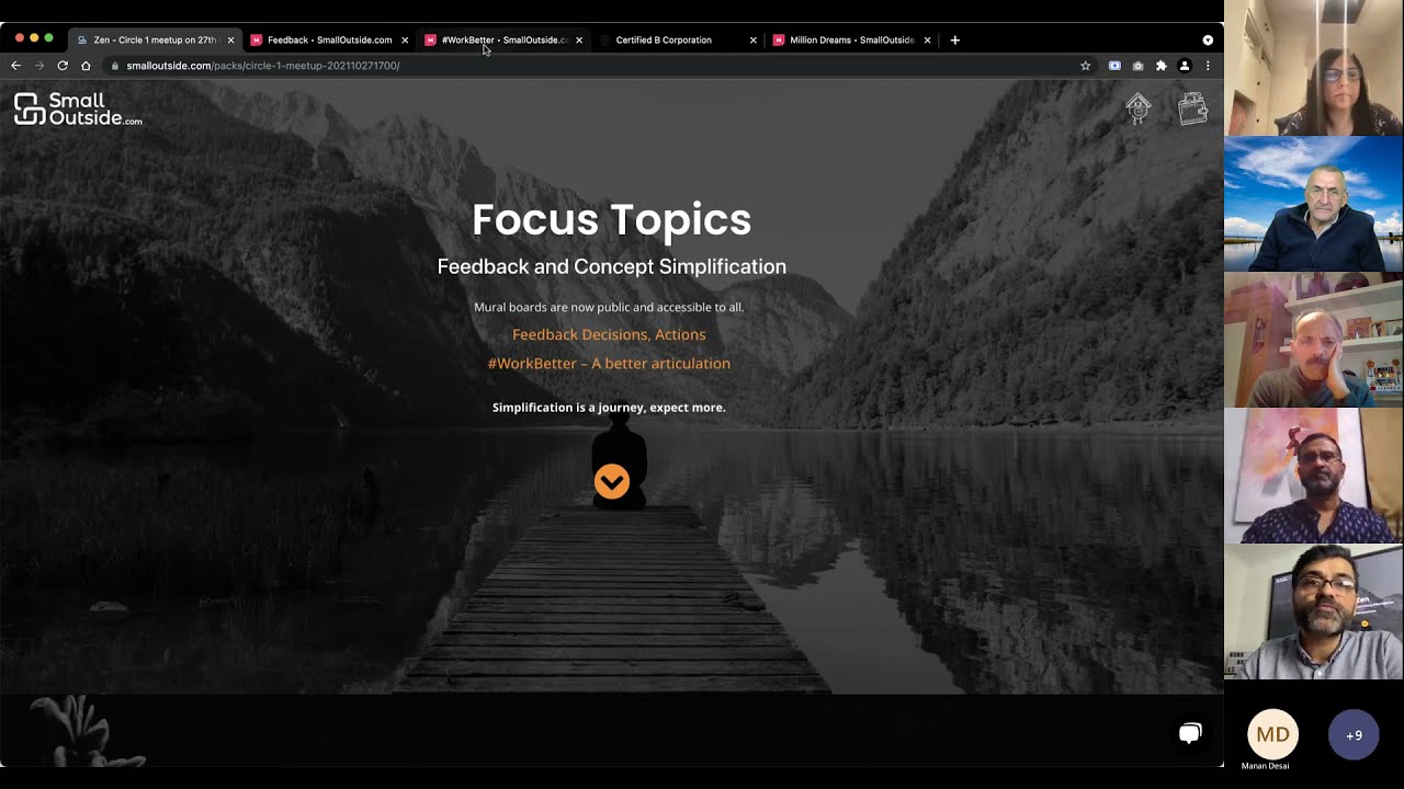 Zen - It's about making everything #WorkBetter - Circle 1 Meetup #3 - 27th Oct 2021