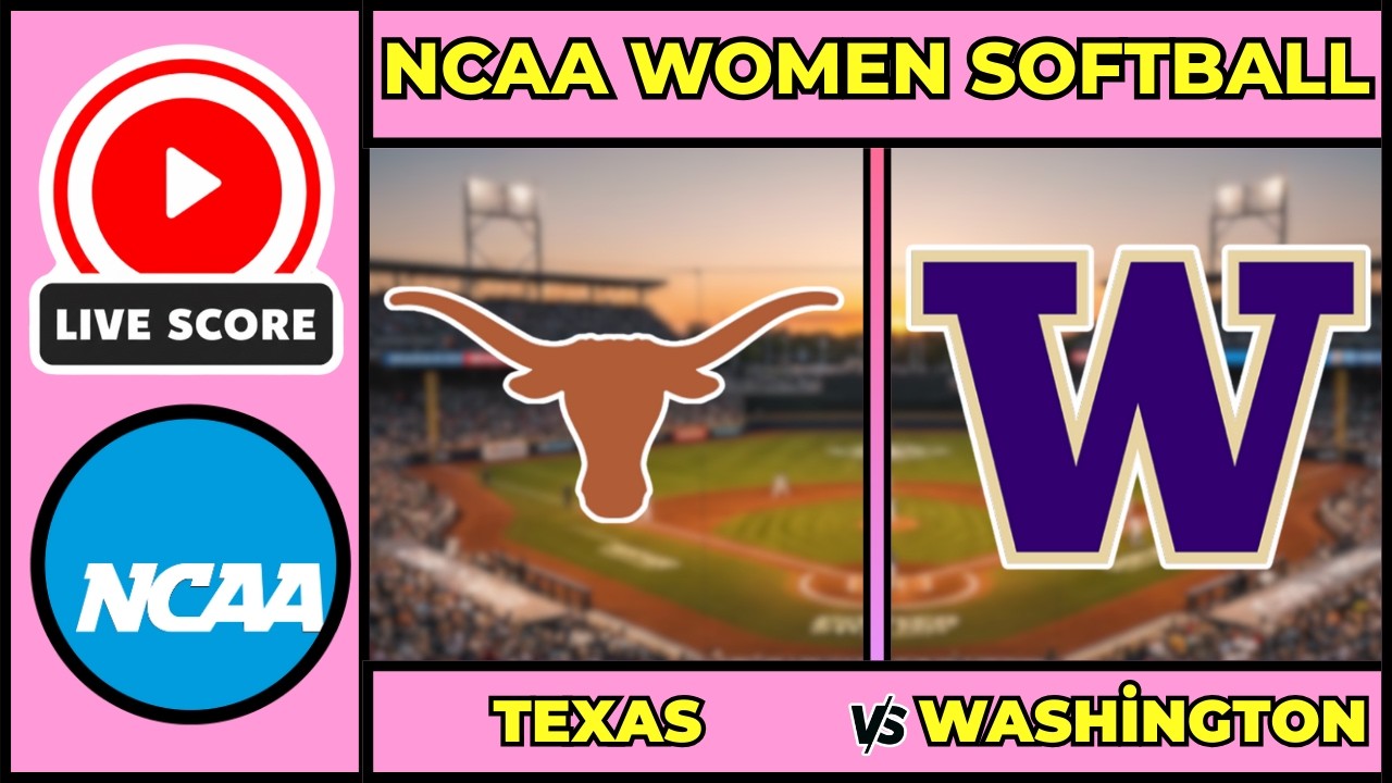 🔴 LIVE: Texas vs Washington | NCAAW Softball Scoreboard | Feb 8 | Puerto Vallarta Challenge