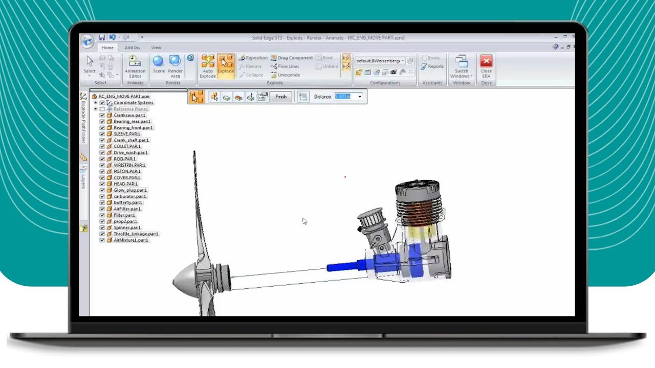 How to Create Exploded Views in Solid Edge? - Tutorial - PROLIM Lunchbyte