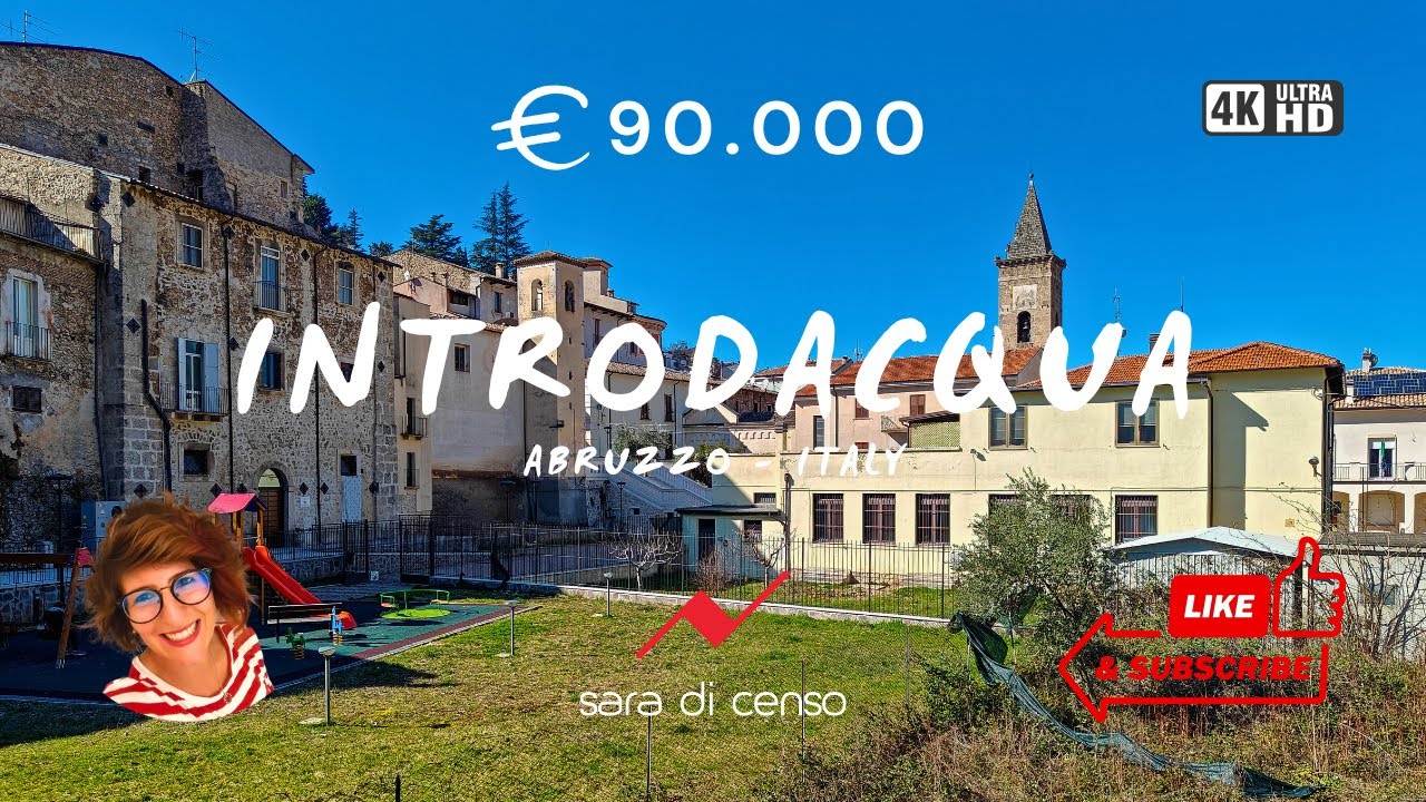 BIG House with Garden in the Center of Introdacqua | House Tour in Abruzzo