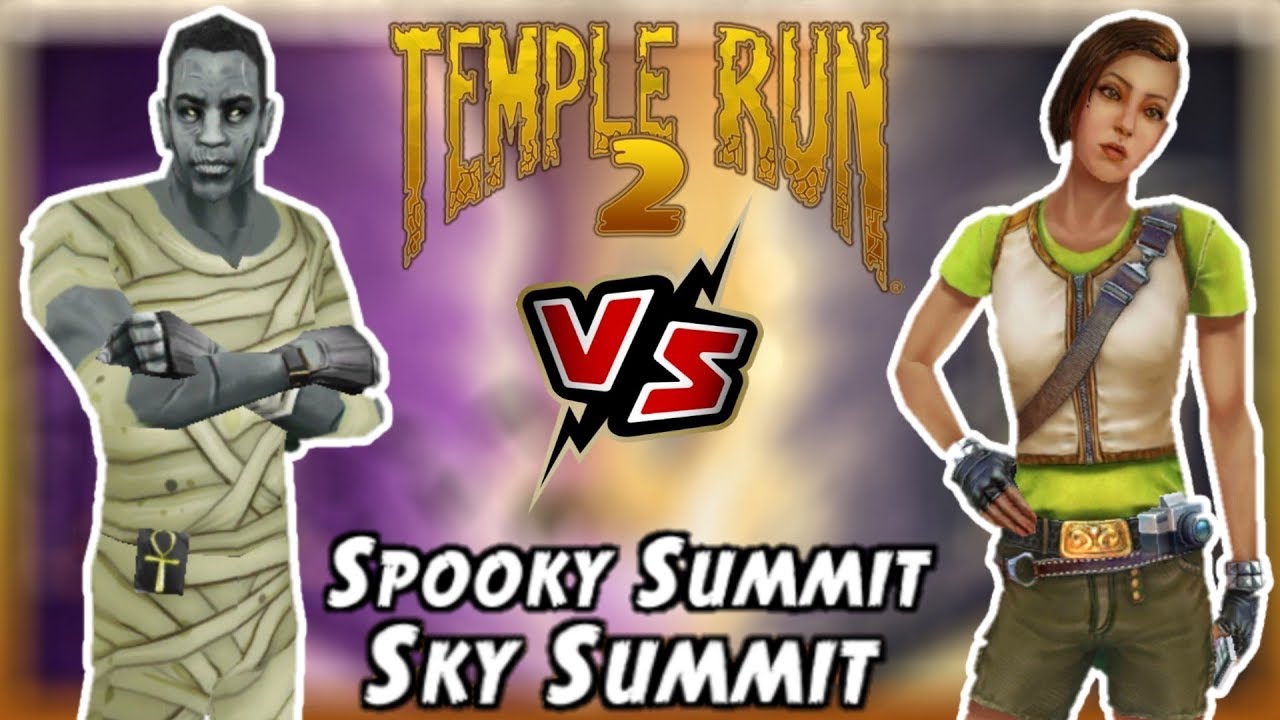Barry Bones Mummy VS Maria Selva Spooky Summit VS Sky Summit Temple Run 2 YaHruDv