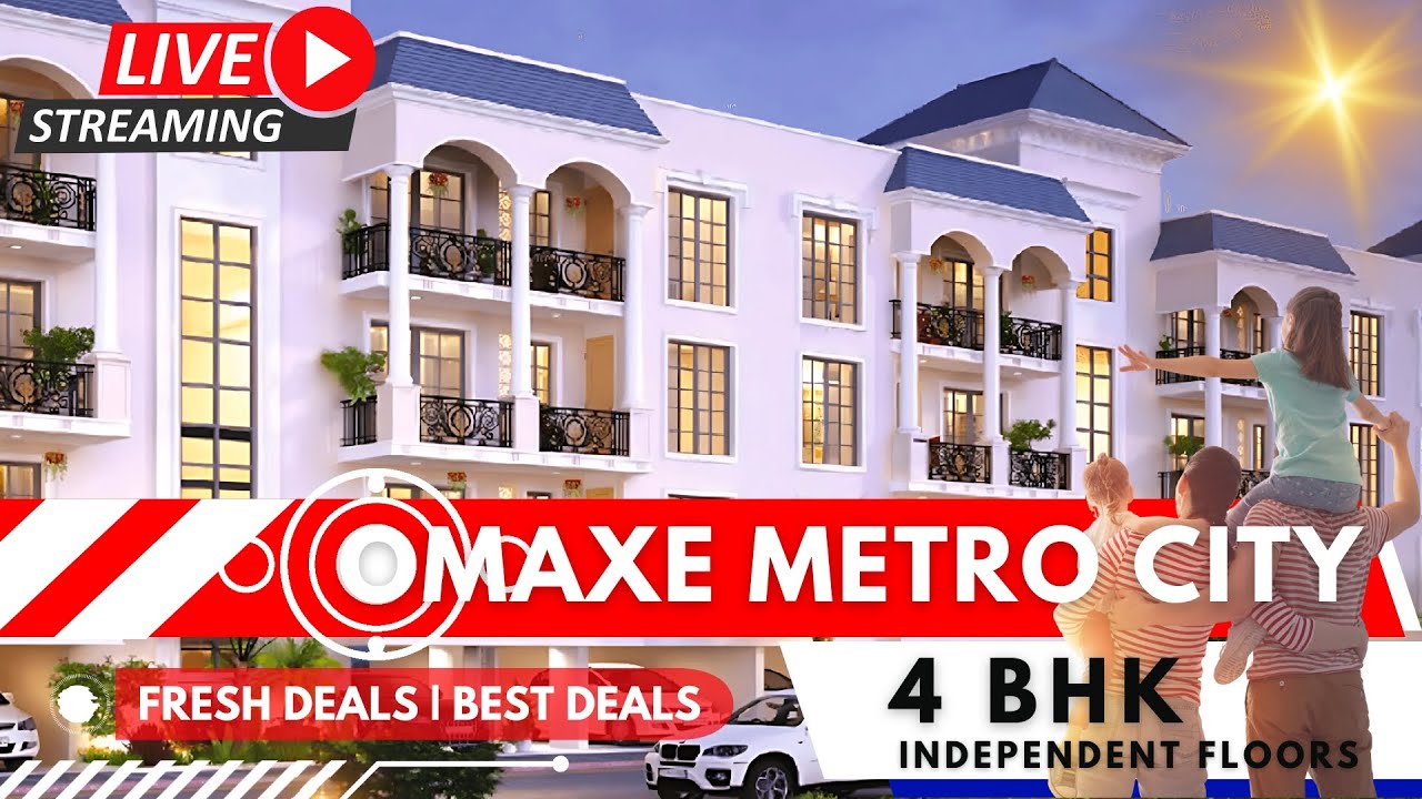 Omaxe Metro City | Lucknow | 4 BHK Independent floor | Sample Tour | Limited Units | Call 9044152177