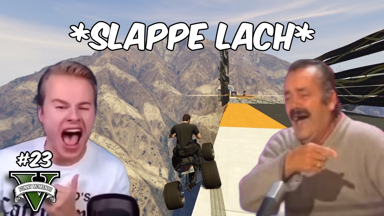David kreeg de slappe lach tijdens het racen | GTA V Funny Moments #23