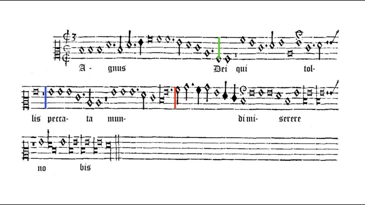 Josquin des Près - Agnus dei II (Prolation canon)