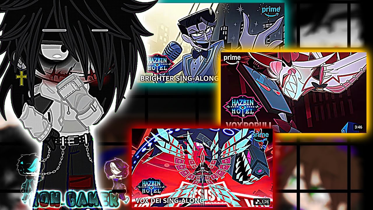 []Creepypastas reaccionan a Hazbin hotel songs[]♥︎||RON_GAMER||♥︎ 