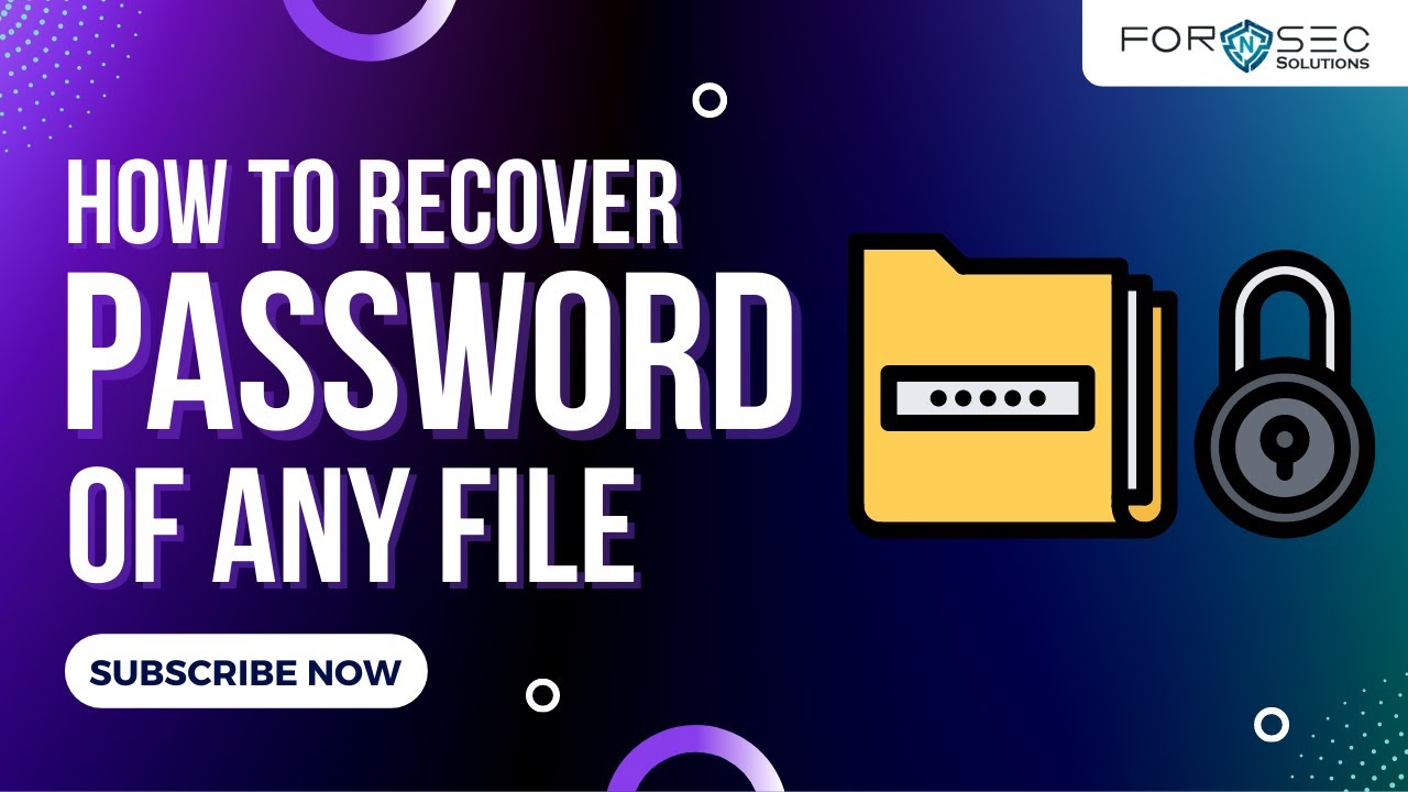 PDF/Word File से password कैसे हटायें | How to know password of protected file? | Password Recovery