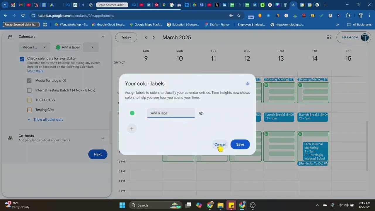Tutorial Praktis: Membuat Appointment Schedule di Google Calendar