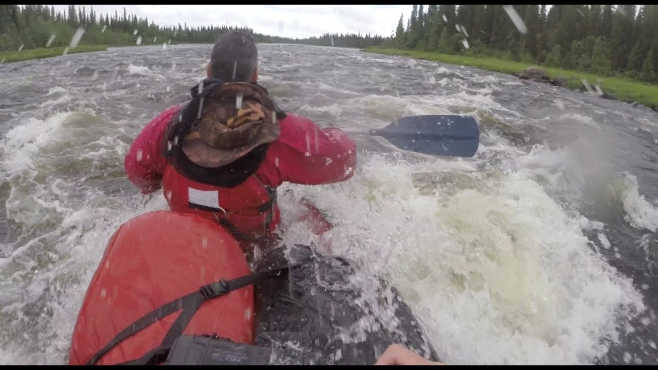 Lainio 2017   222km paddeln in schwedisch Lappland