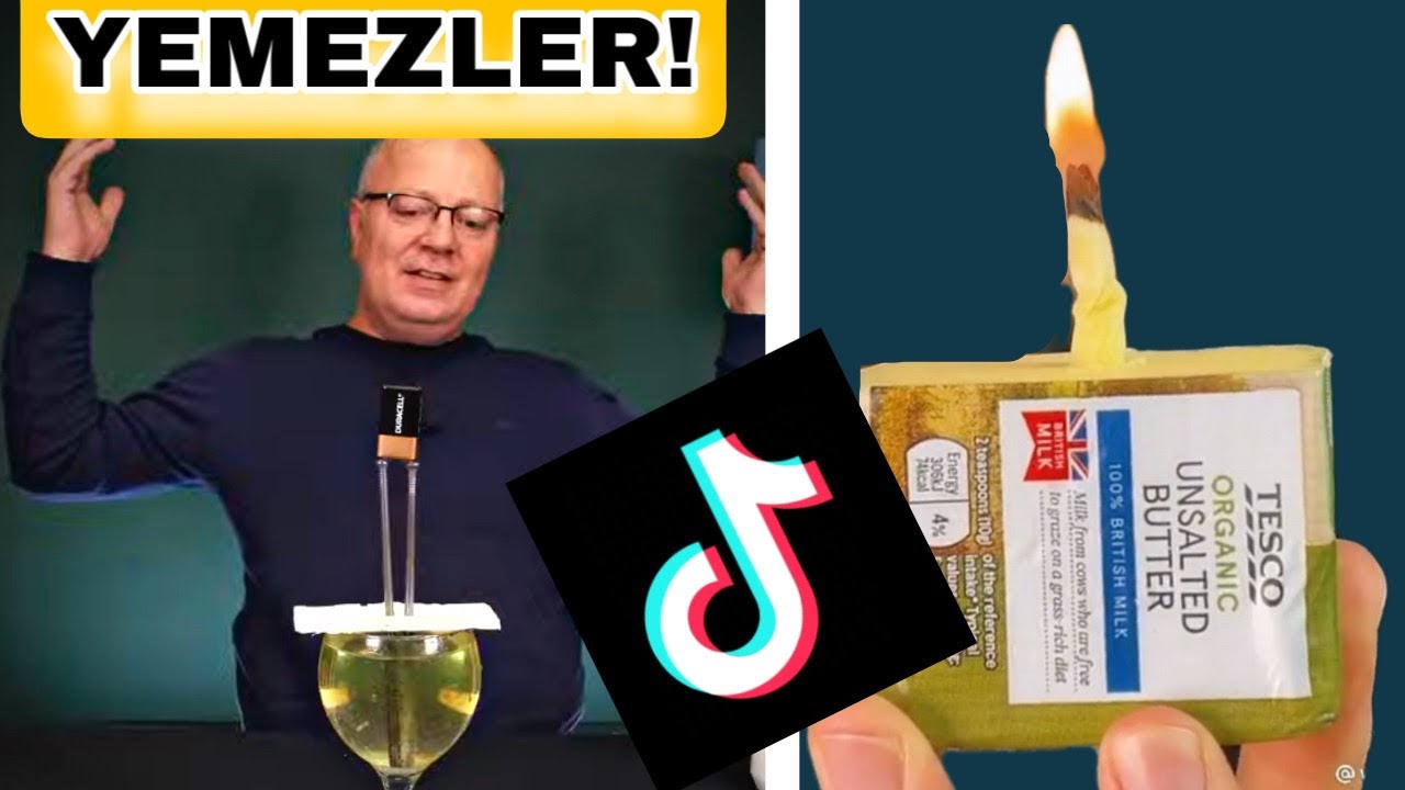 TEREYAĞINDAN MEŞALE OLUR MU? - TİKTOK DENEYLERİNİ TEST ETTİM