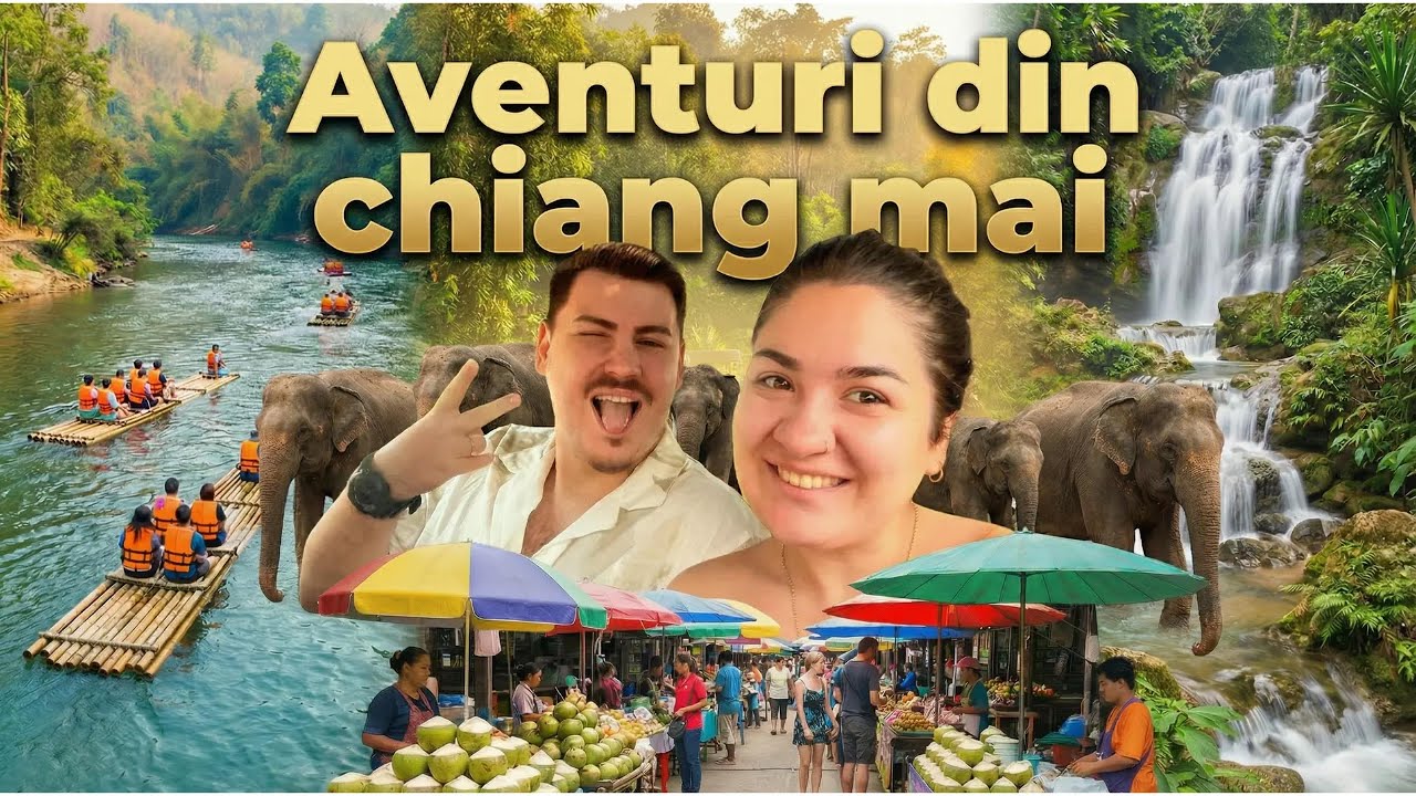 THAILANDA AȘA CUM NU AI MAI VĂZUT | Chiang Mai, elefanți, cascade & trenul de noapte