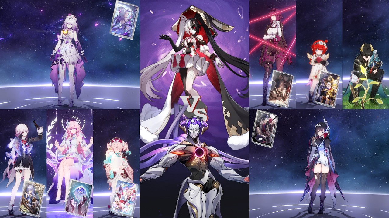 Honkai Star Rail - Forgotten Hall Memory of Chaos - Cyber Mystery 12 - Castorice & Hysilens