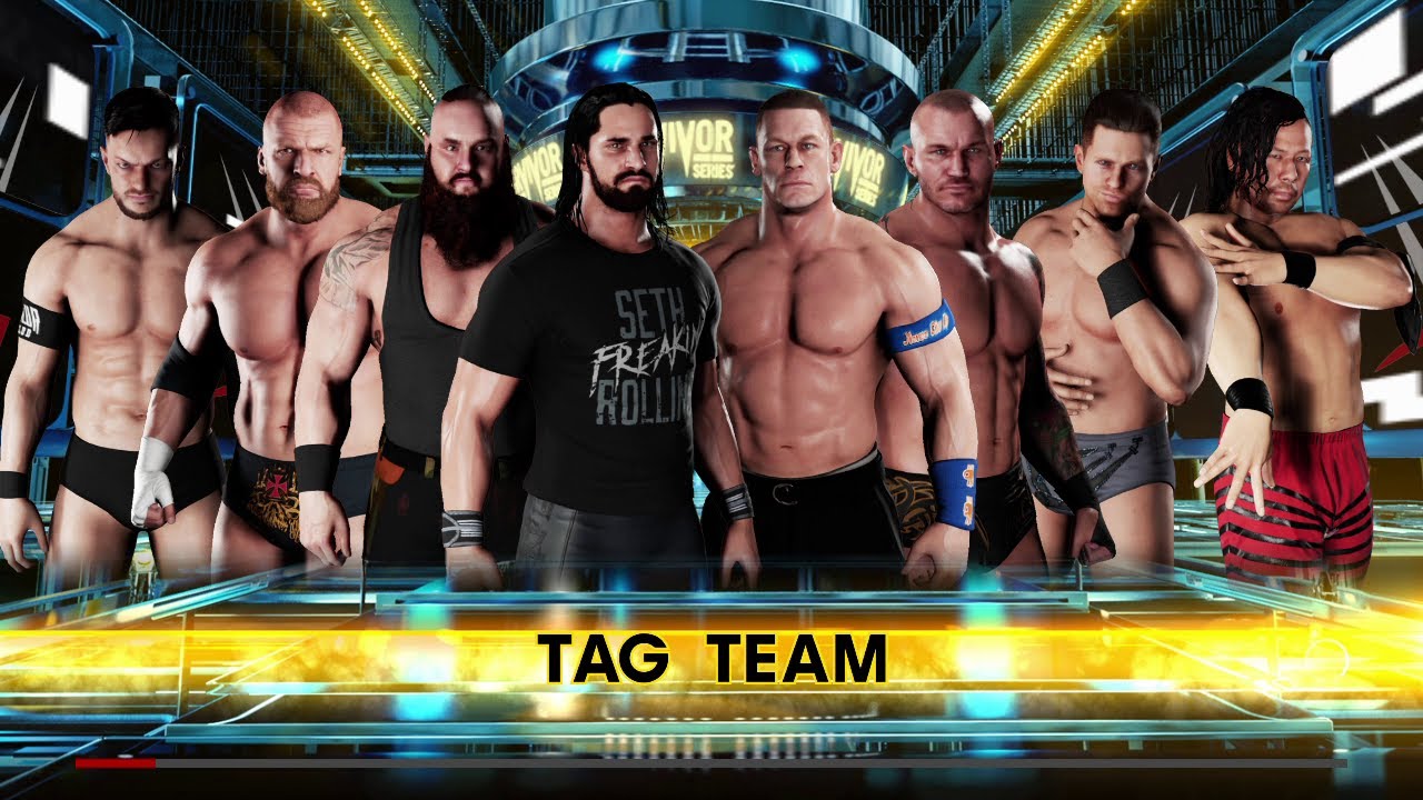 WWE 2K18 - Team RAW VS Team SMACKDOWN (Tag Team Match) FT. John Cena, Randy Orton, Triple H #wwe