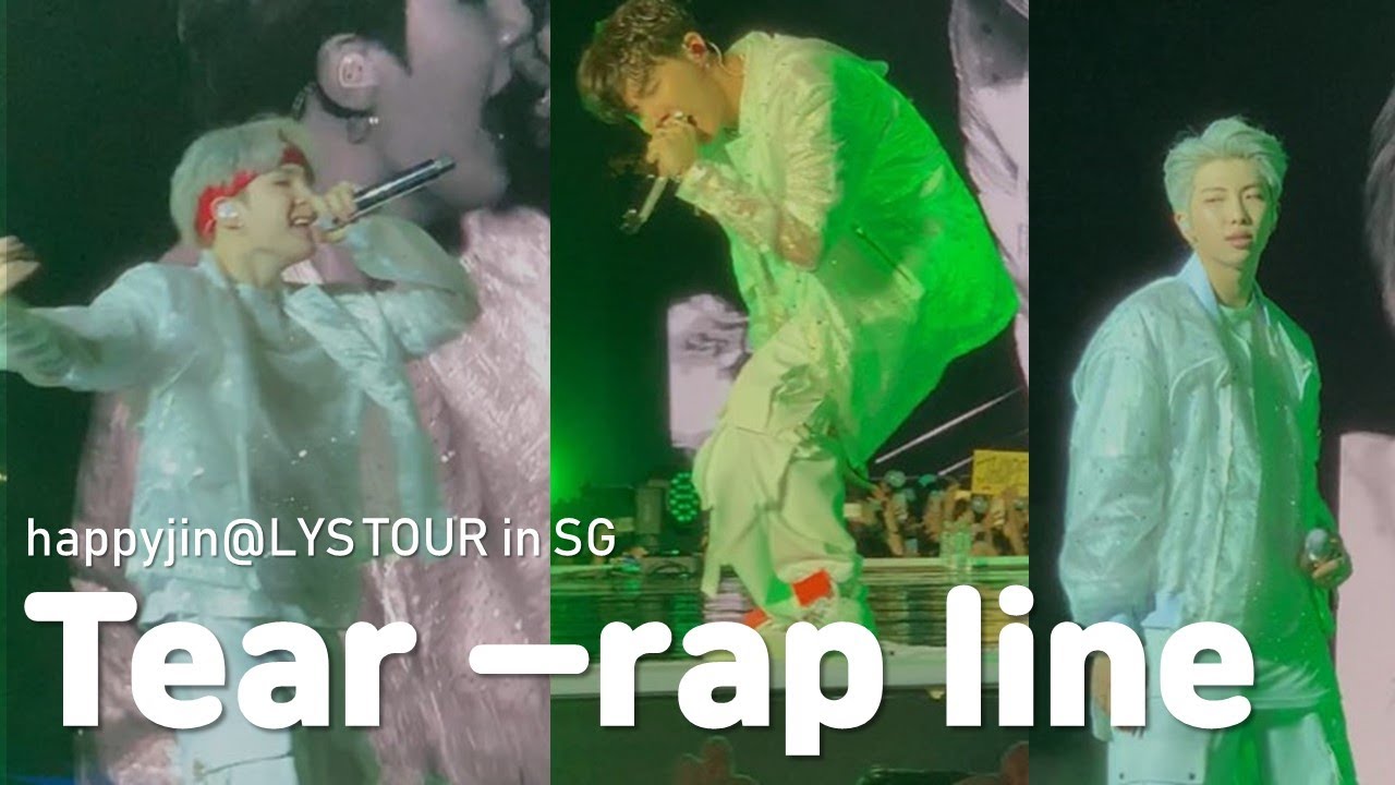 190119 BTS _ Tear (rap line) @LYS tour in Singapore