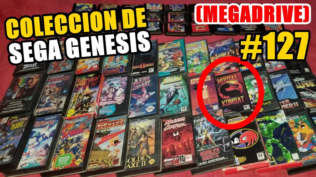 Colección de Videojuegos - Sega Genesis (Megadrive) +70 Juegos - 127 (Vídeo Especial)