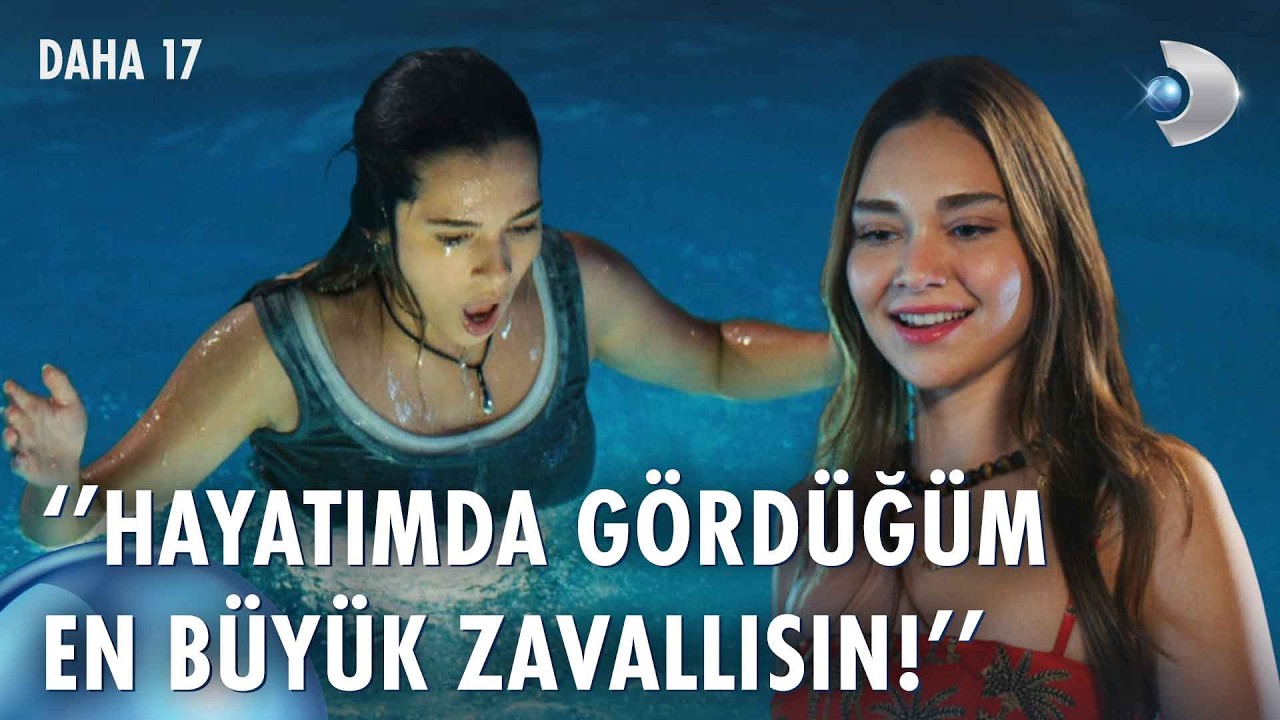 Sıla, Deniz'i havuza attı! | Daha 17 16. B&ouml;l&uuml;m @kanald