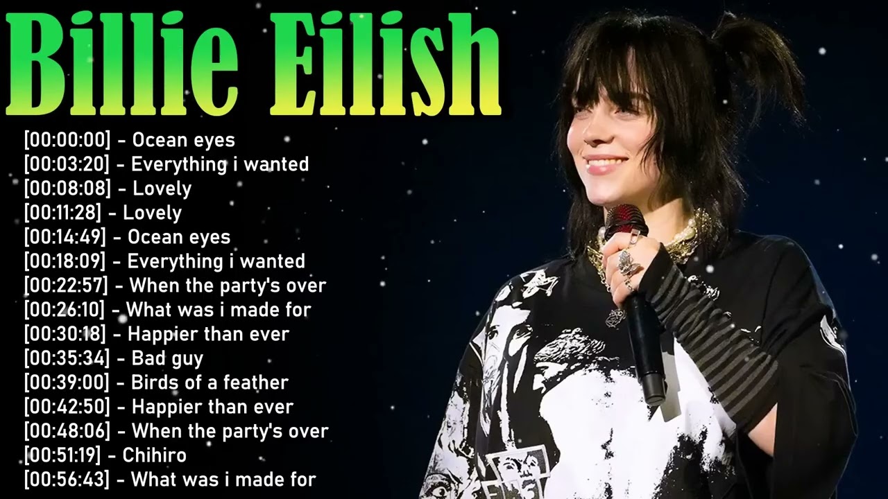 Billie Eilish Greatest Hits 2025 🌙 Healing Music for Heartbreak, Self-Love & Inner Peace