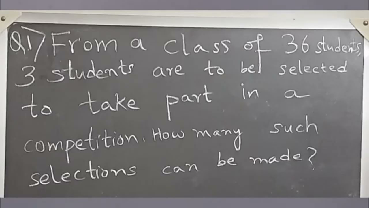 Mathematics: Problems on Combinations || ML Aggarwal || Vidyabhilashi