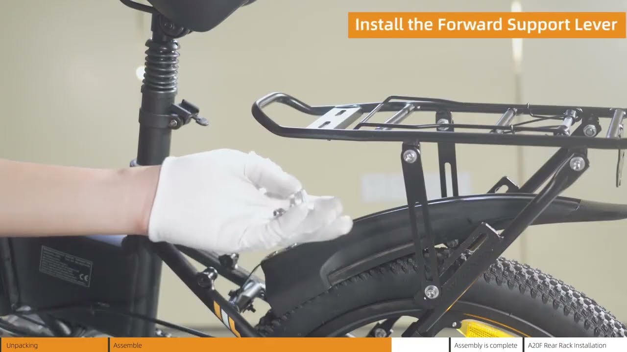 ADO E-Bike XE Series Rear Rack Install NEW