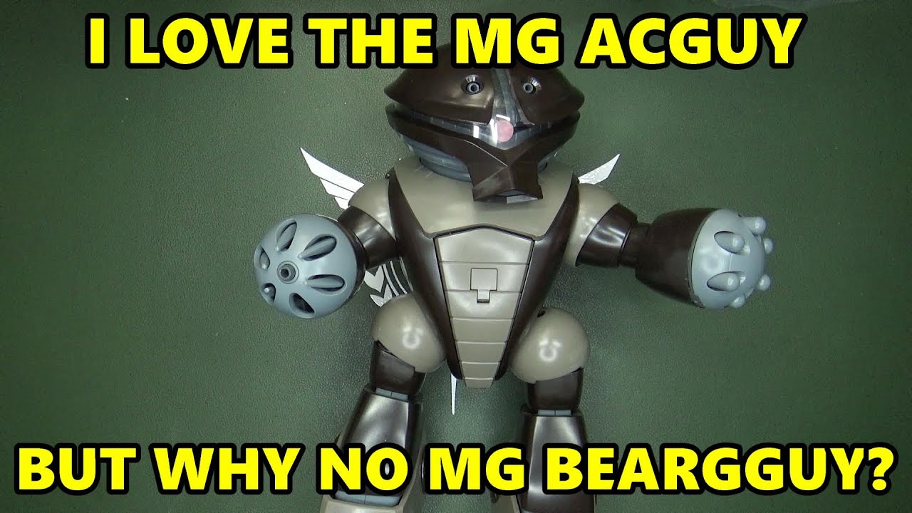 Bandai  could easily give us a MG Beargguy with this great Acguy.