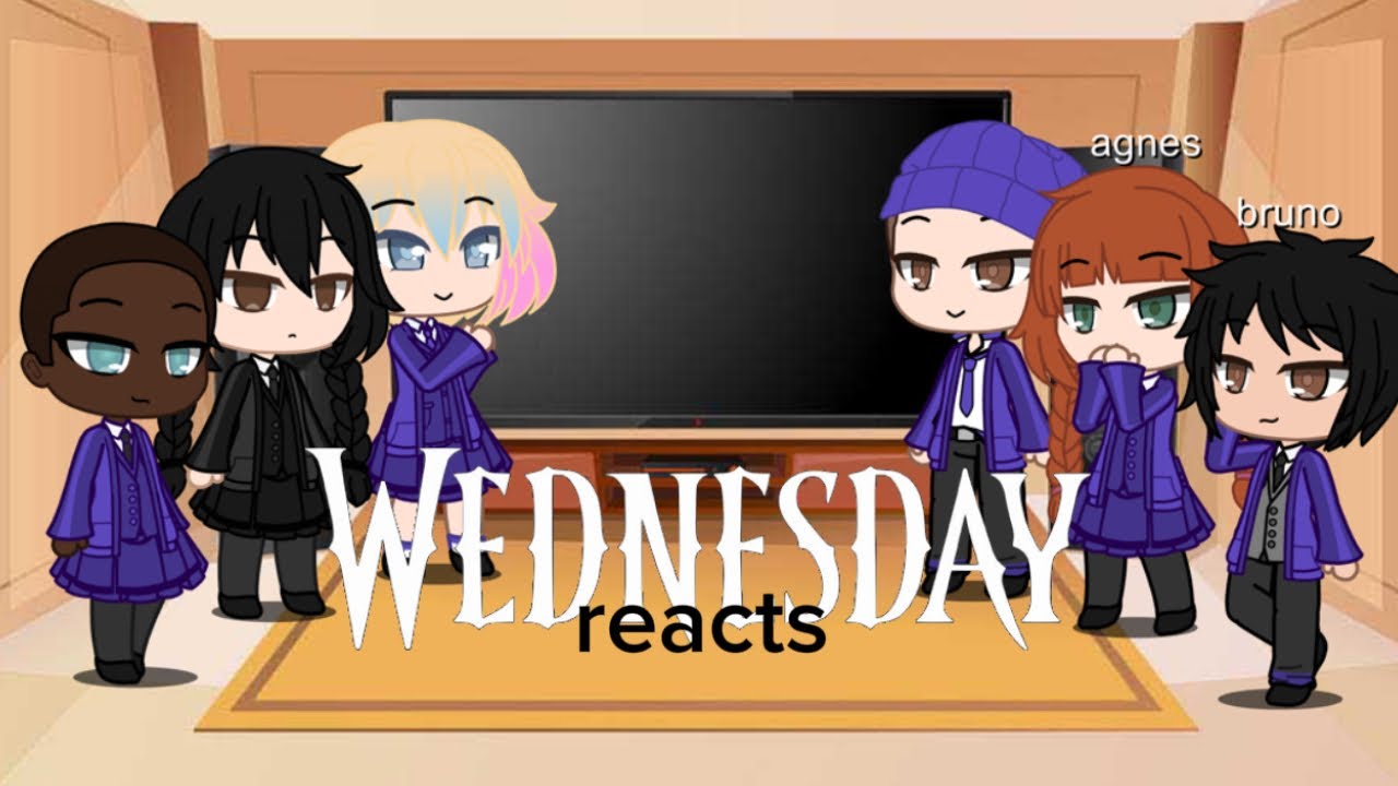wednesday season 2 react | mainly wenclair | put in 2X | gacha reacts | millsssgach