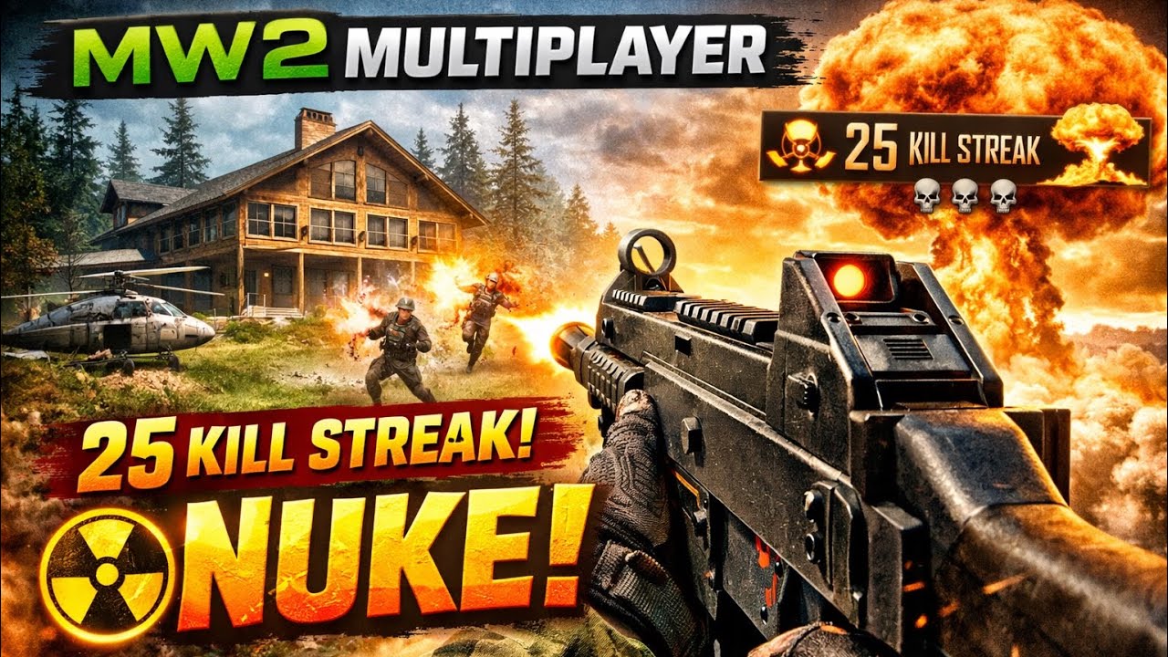 I DESTROYED AN ENTIRE MW2 MAP // MW2 OG NUKE ON ESTATE MAP 2026