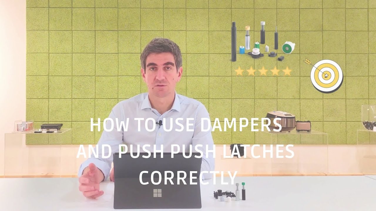 Tech Corner Episode 4: How to use dampers and push push latches correctly