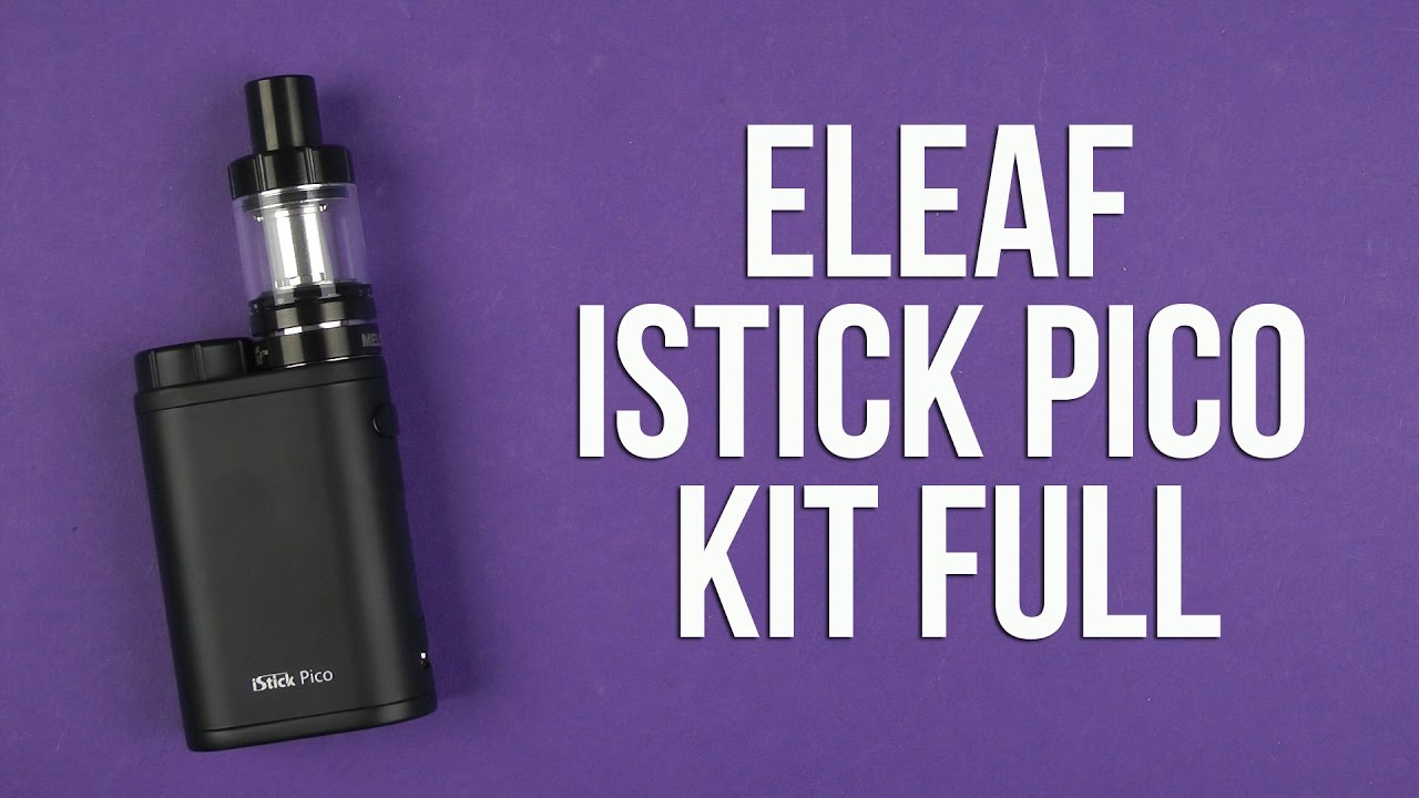 Распаковка Eleaf iStick Pico Kit Full Black