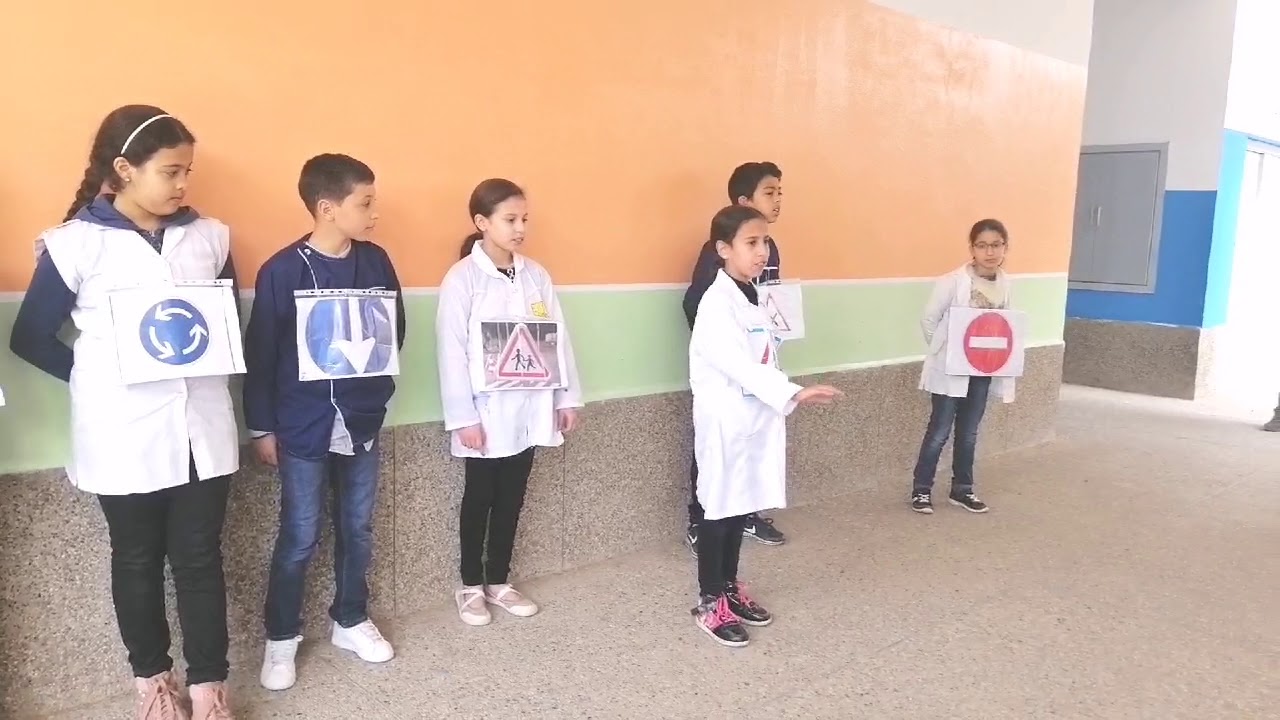 اليوم الوطني للسلامة الطريقة بالمحمدية بمدرسة النسيم