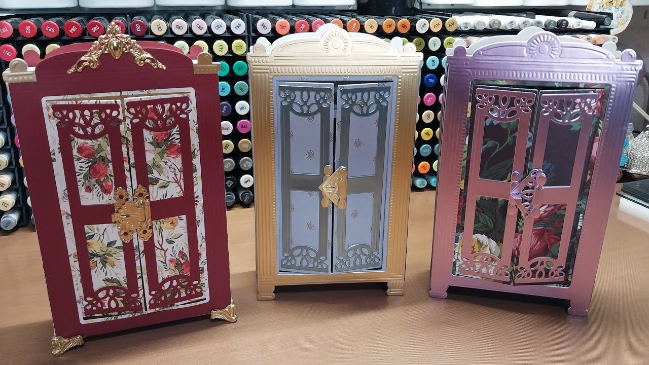 HSN Anna Griffin create 9 Antique Armoire kit, let's make it!