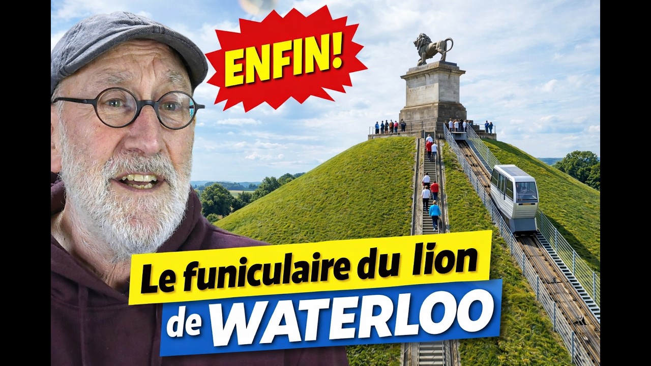 LE FUNICULAIRE DU LION DE WATERLOO
