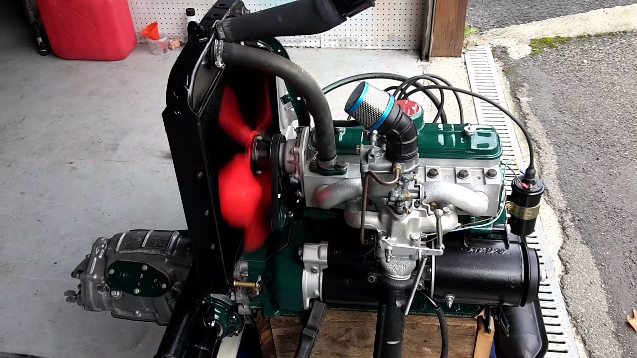 Démarrage moteur renault 4cv