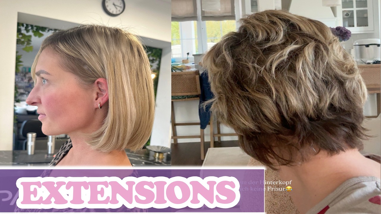 Extensions bei sehr kurzem Haar