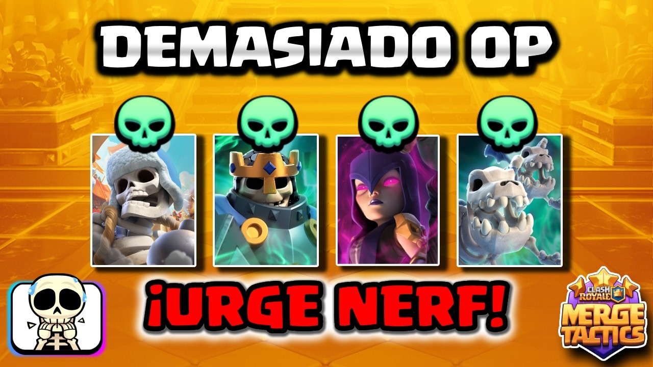 ESTO ES EL *META ACTUAL* en MERGE TACTICS 💀 (urge NERF) | Jonista
