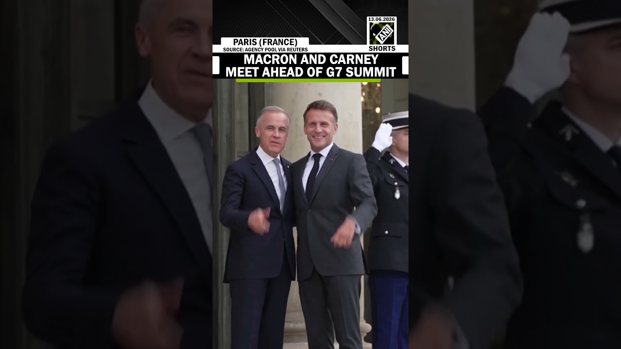 French President Macron meets Canadian PM Mark Carney days before G7 leaders' summit