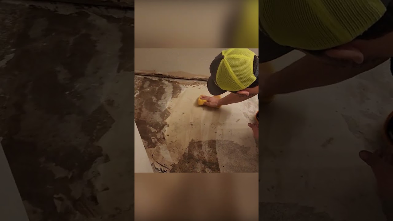 Floor Prep on Concrete for a Vinyl Plank Installation