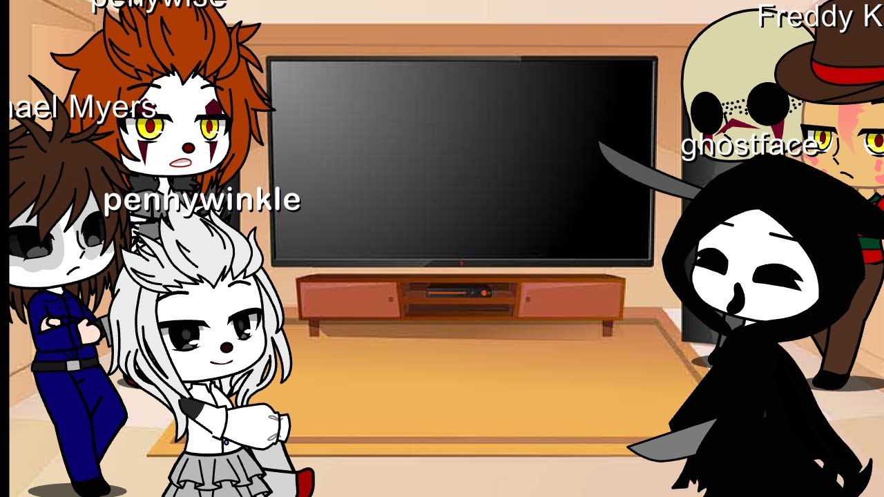 Los slashers+pennywinkle reacciona a penywise y su hija 