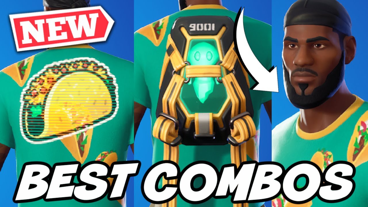 THE BEST COMBOS FOR *NEW* LEBRON'S TACO TUESDAY SKIN (KING JAMES BUNDLE)! - Fortnite