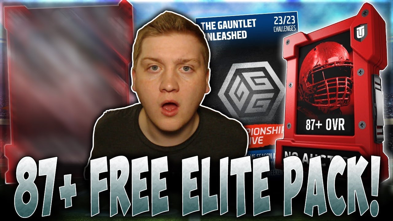 FREE 87+ ELITE PLAYER PACK!! | GAUNTLET UNLEASHED REWARD PACK! | MUT 18 ELITE PLAYER PACK OPENING