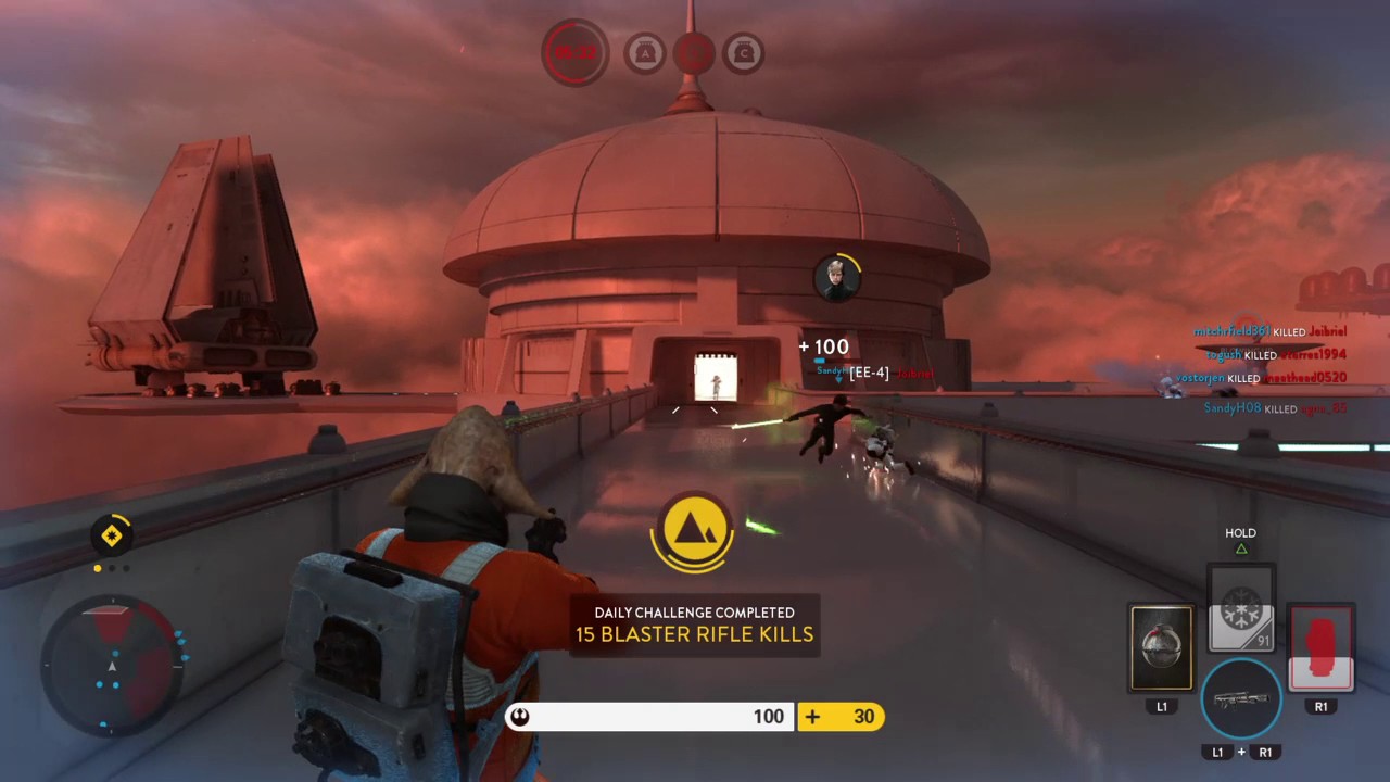 Star Wars Battlefront | Using The EE-4 | Sabotage