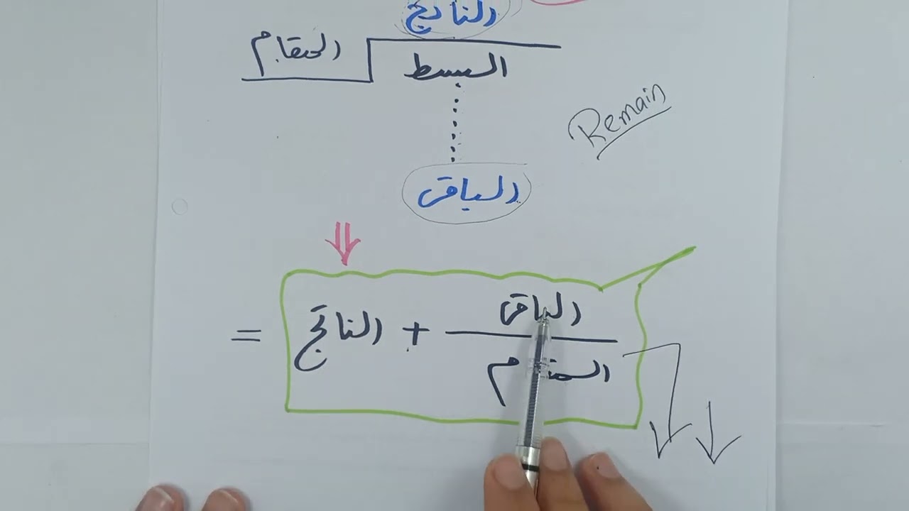 Long Division Integral (التكامل بإستخدام القسمة المطولة)