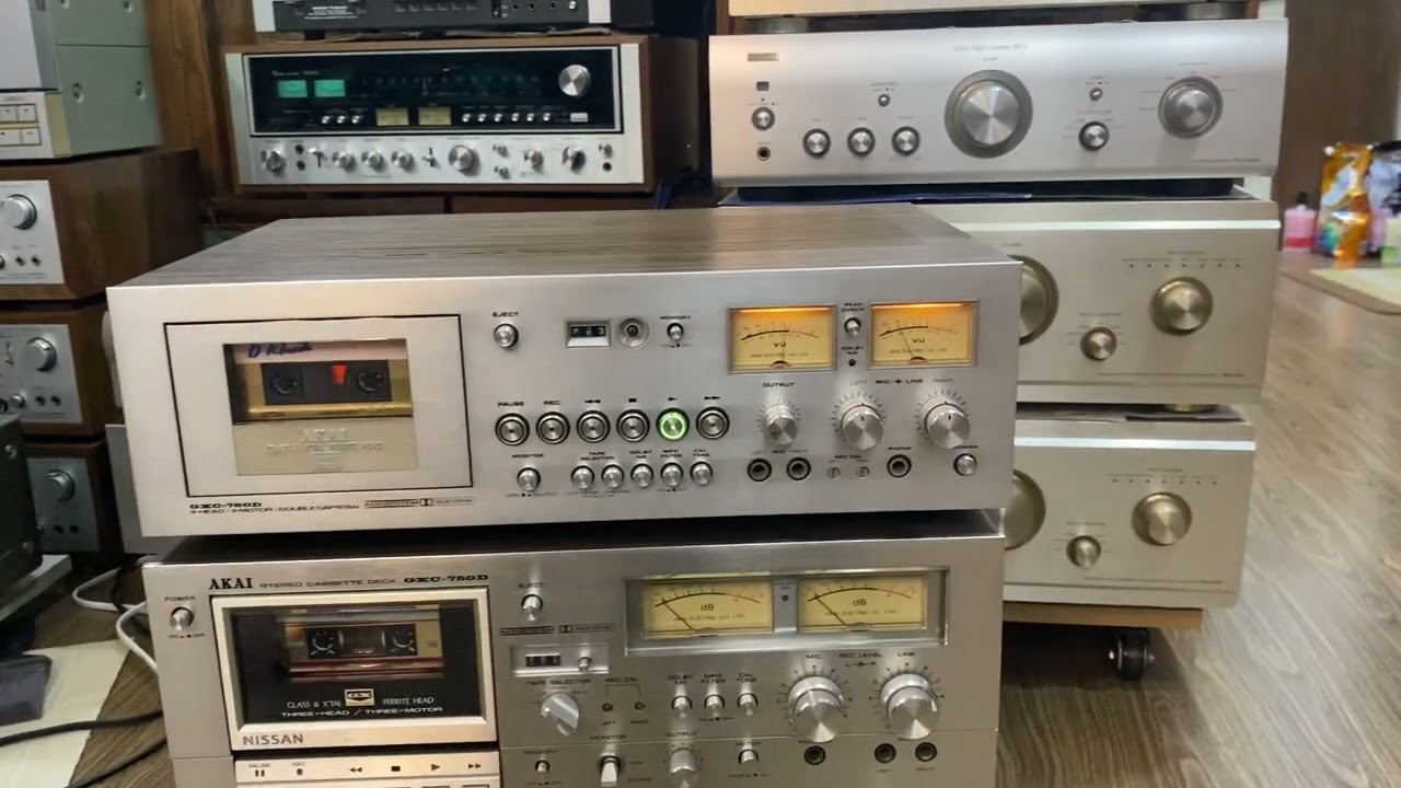 Tape Cassette Akai  GXC - 760D👍 Máy đẹp Tiếng hay ☎️ LH : 0914291074!