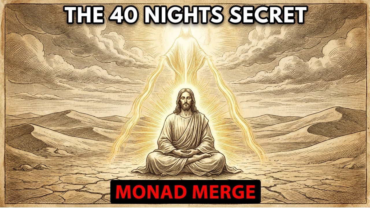 Jesus Revealed The 40 Nights Secret — What He Actually Did In The Desert (Monad Merge)