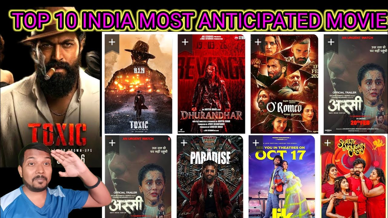 India’s Most Anticipated Movies 2026 Full List | Upcoming Hindi & South Films | Top 10 IMDB Movie