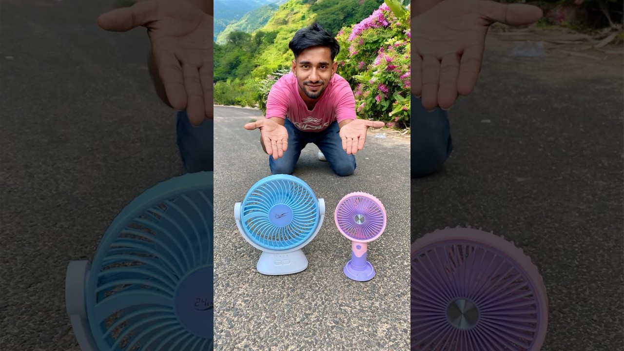 USB Mini Hand Fan and Big Table Fan Unboxing😃🔥
