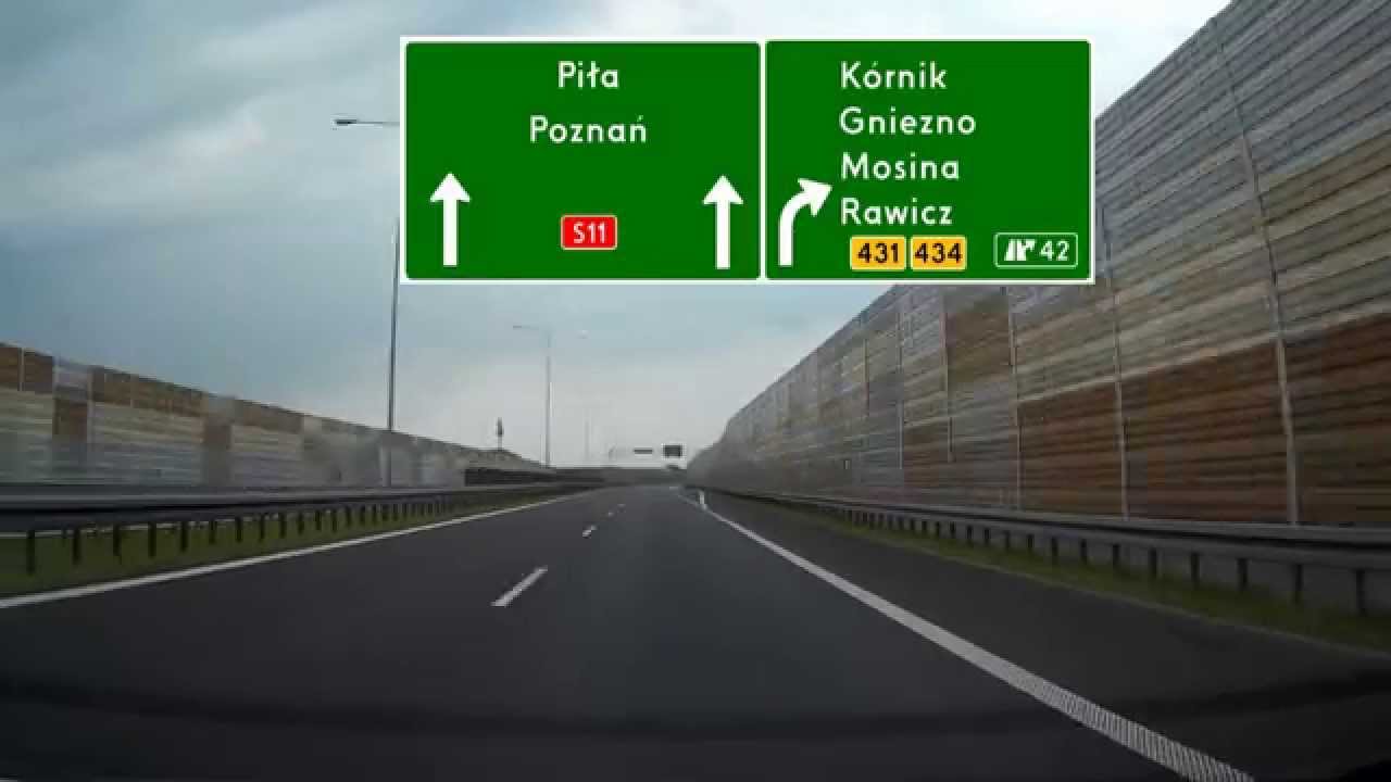 Droga Ekspresowa / Expressway S11 Kórnik - Poznań - Złotkowo