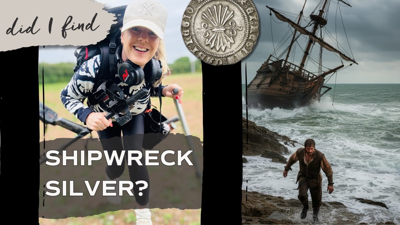 “Did I find SPANISH SHIPWRECK SILVER?!” 🇬🇧 Metal detecting UK