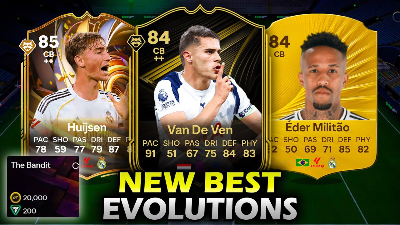 Najlepsze wybory meta dla The Bandit Evolution ⭐ FC 26 Ultimate Team