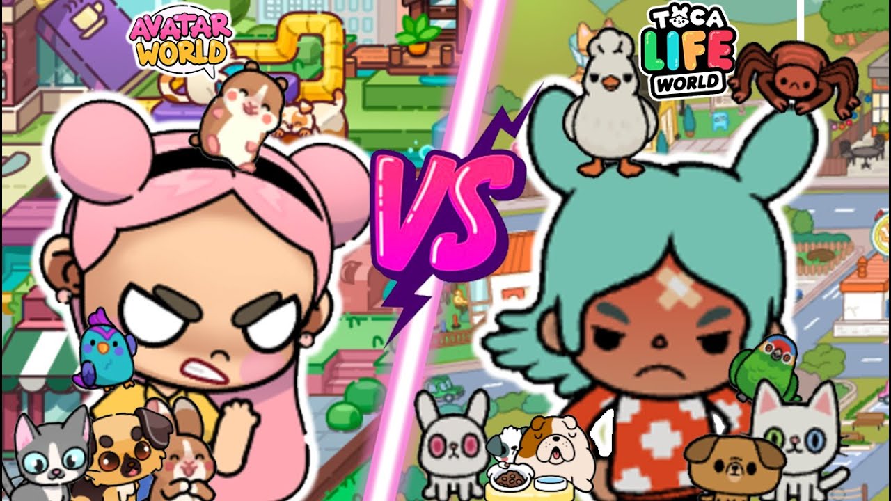 TOCA BOCA VS AVATAR WORLD: PETSHOP